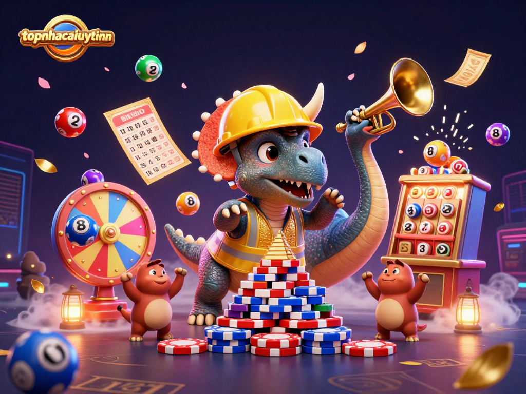 Engage in winning strategies with topnhacaiuytinn's vibrant online gambling scene in 3D.