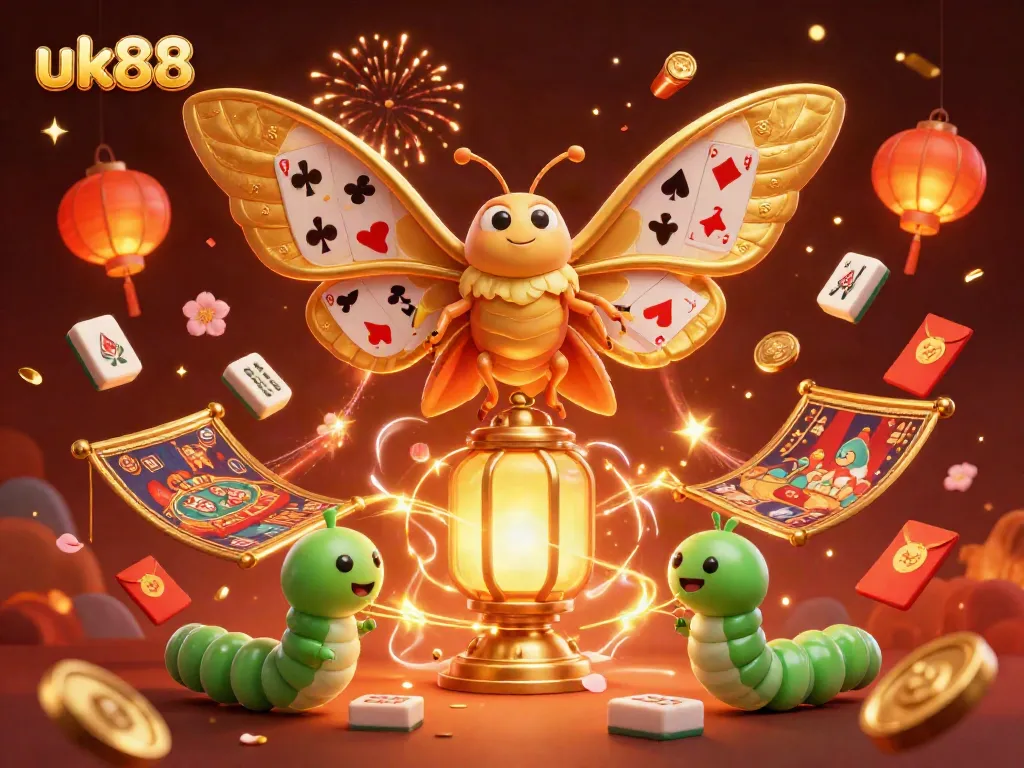 Experience thrilling gameplay at UK88's vibrant 3D casino scene filled with winning potential.